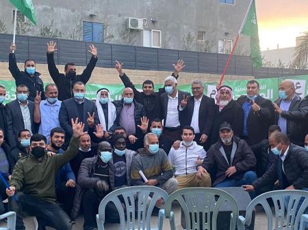 مهرجان انتخابي حاشد في رهط دعمًا للموحدة